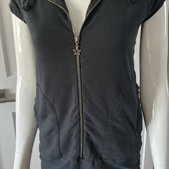 Cotton Jersey Ruched Tunic Dress - Picture 6 of 17